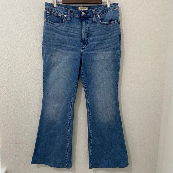 Madewell Denim - Madewell Womens Skinny Flare Jeans Size 31 Medium Blue Fair Trade